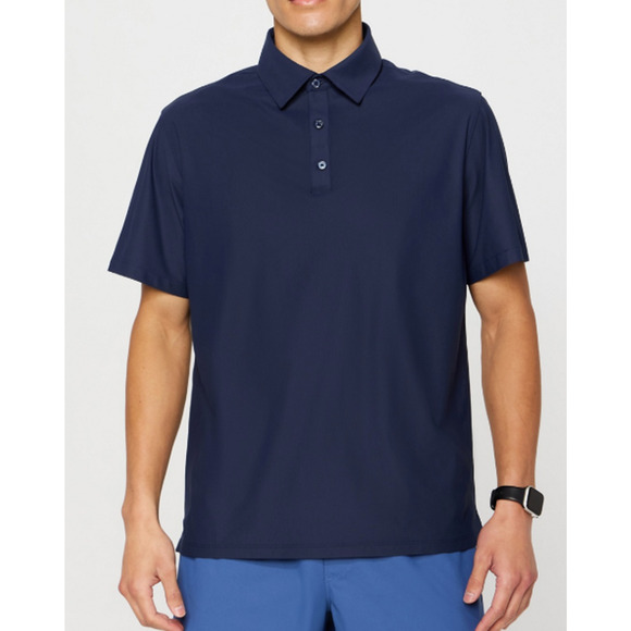 New Fabletics The Don Navy (Wrinkle Free/ Breathable) Golf Polo Size XL - Picture 1 of 3